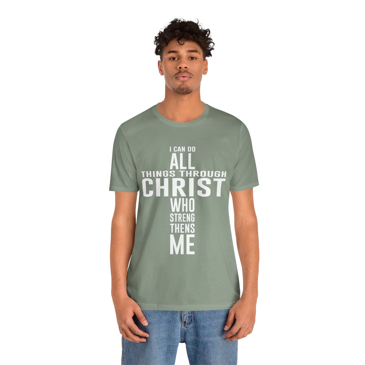 Christian Unisex Tee I can do all things through Christ