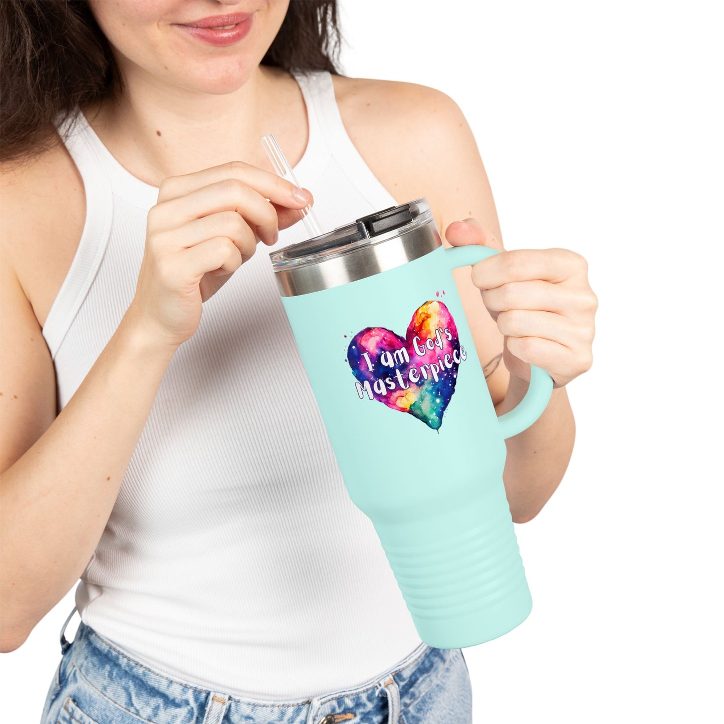 Insulated Travel Mug, 40oz God's Masterpiece