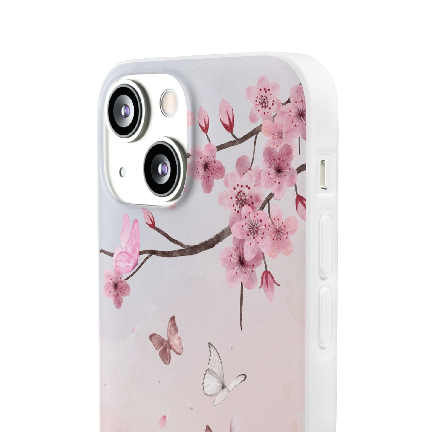 Pink Floral Flexi Case