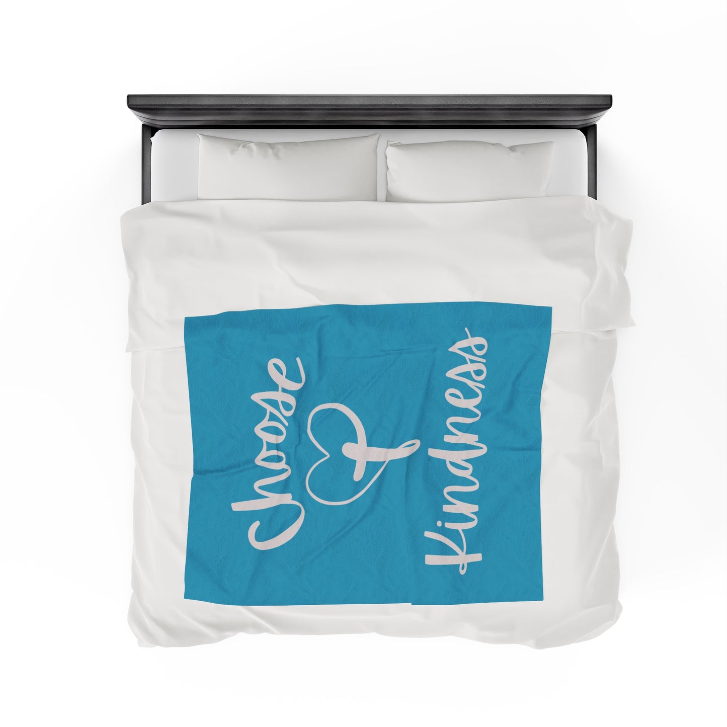 Velveteen Plush Blanket - Choose Kindness Snuggle Blanket