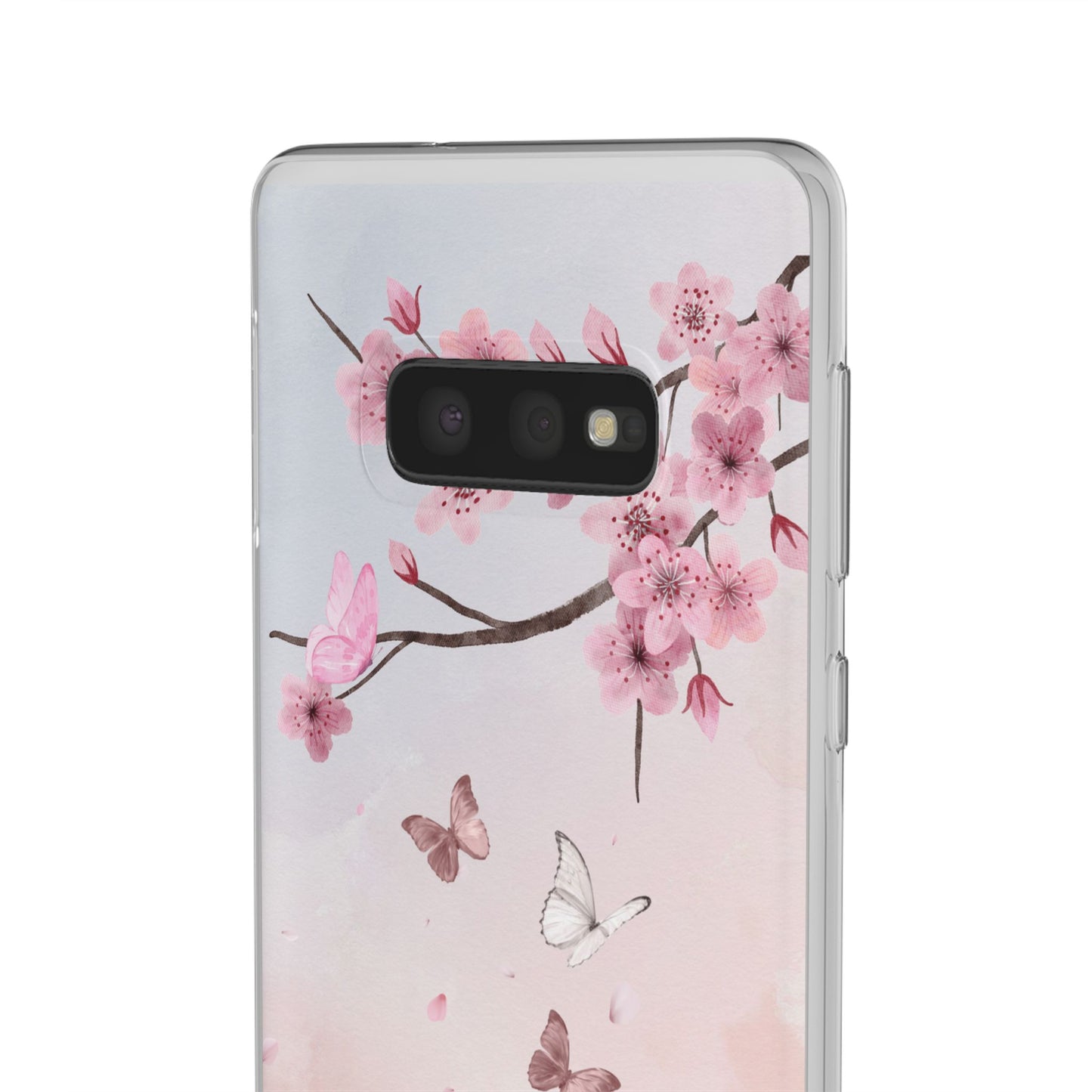 Pink Floral Flexi Case
