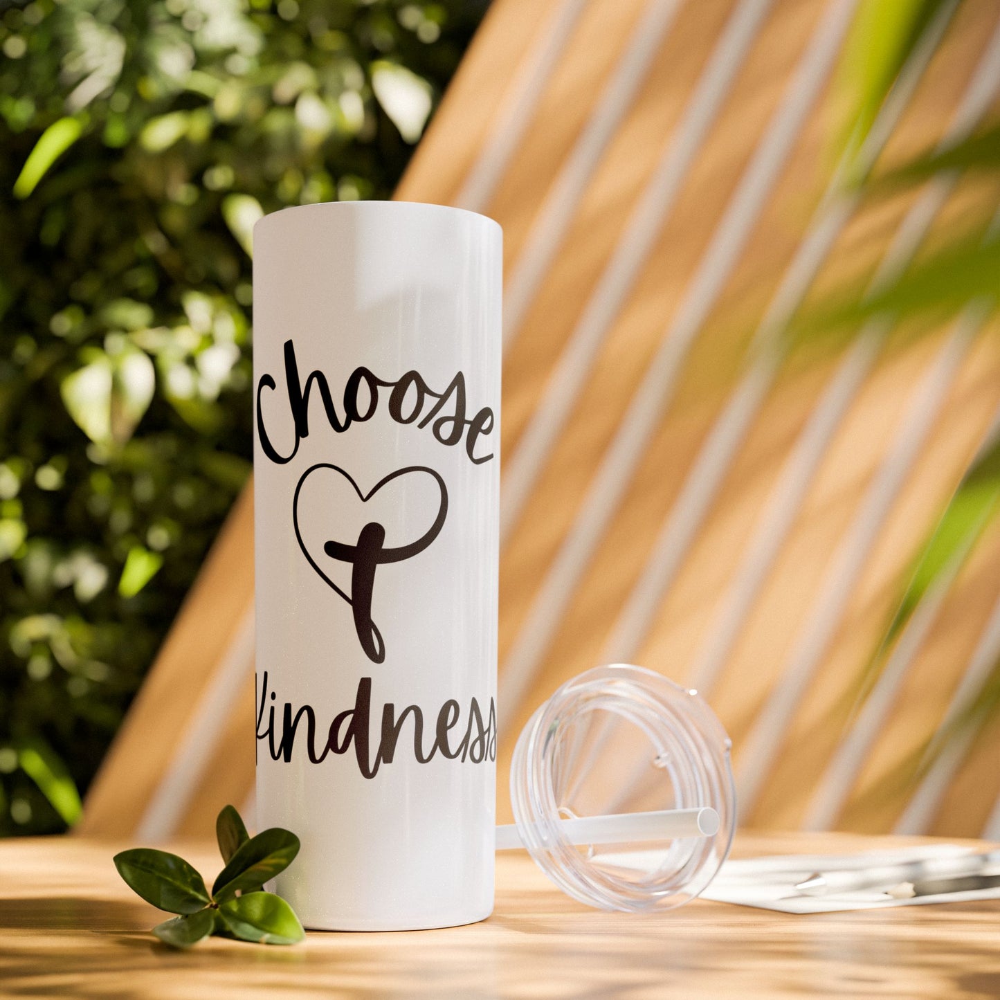 Choose Kindness Skinny Tumbler with Straw, 20oz