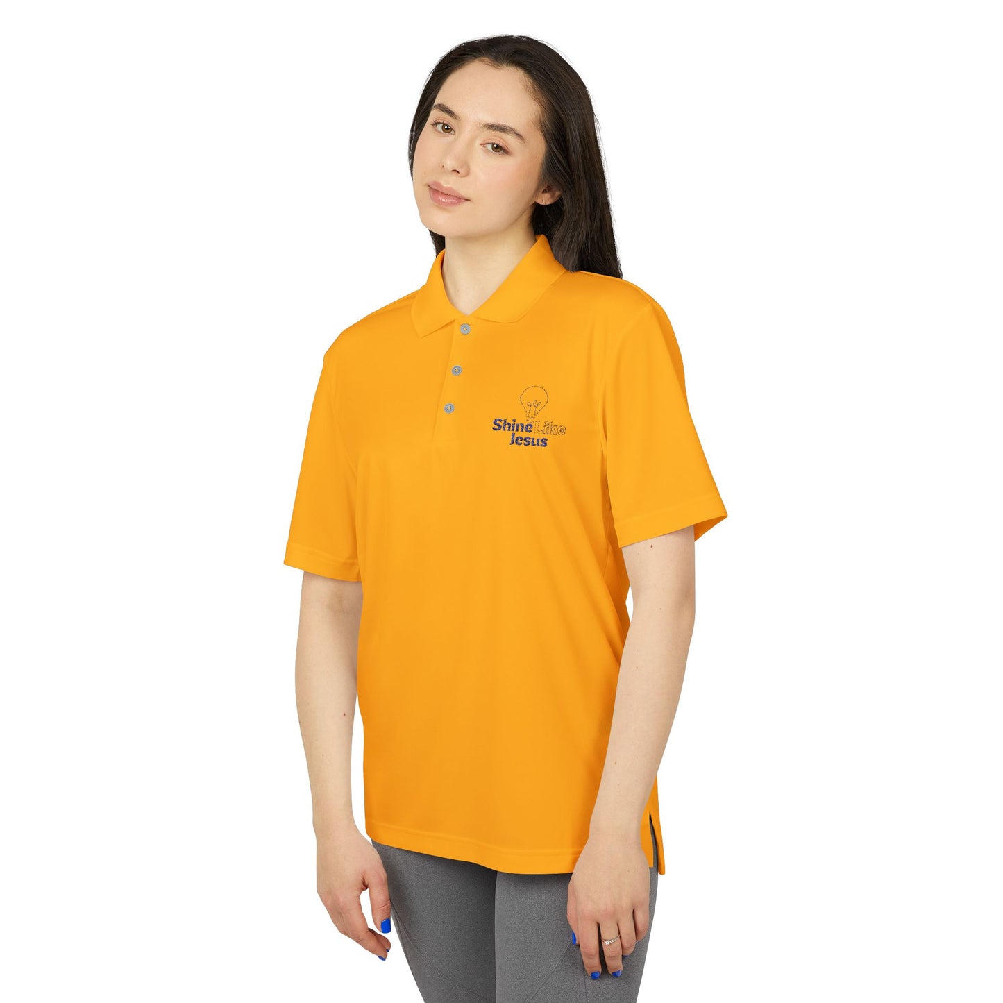 Adidas Unisex Performance Polo - Shine Like Jesus