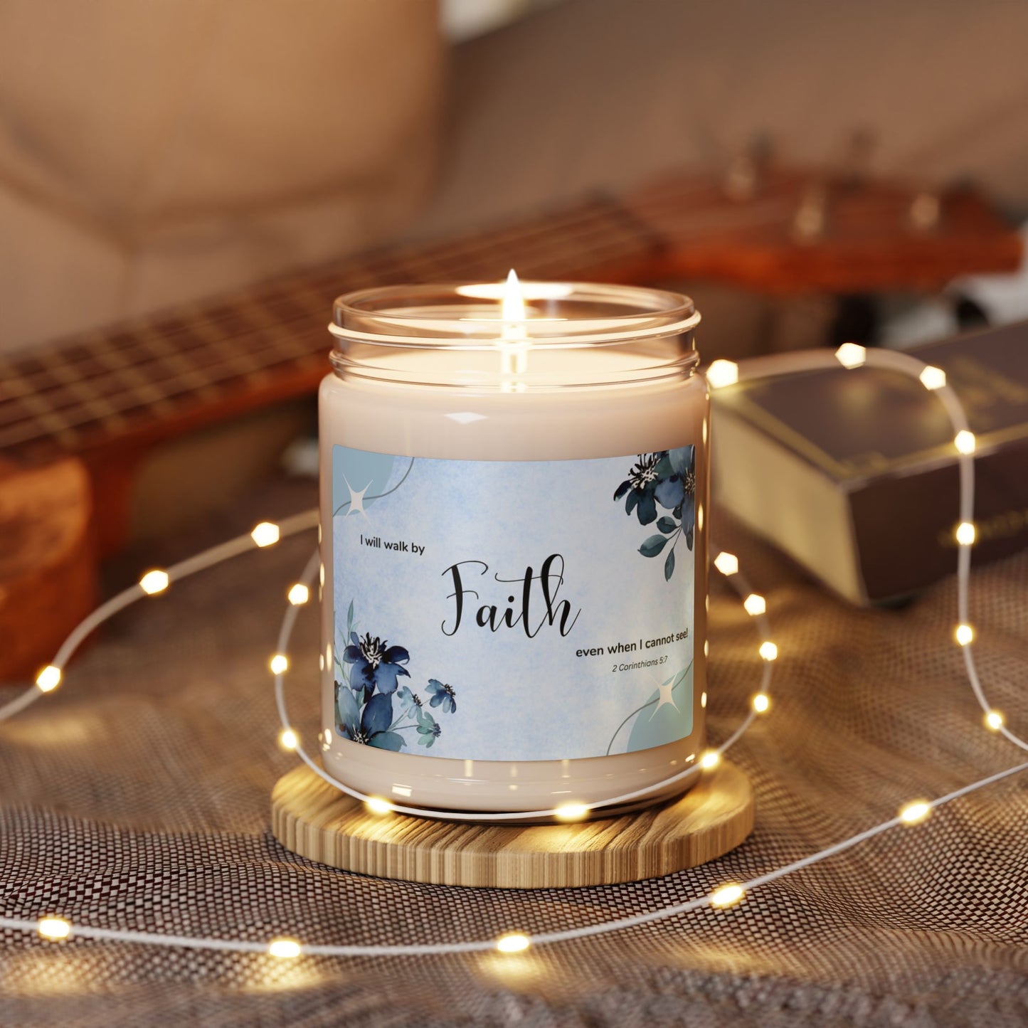 Faith Scented Soy Candle, 9oz