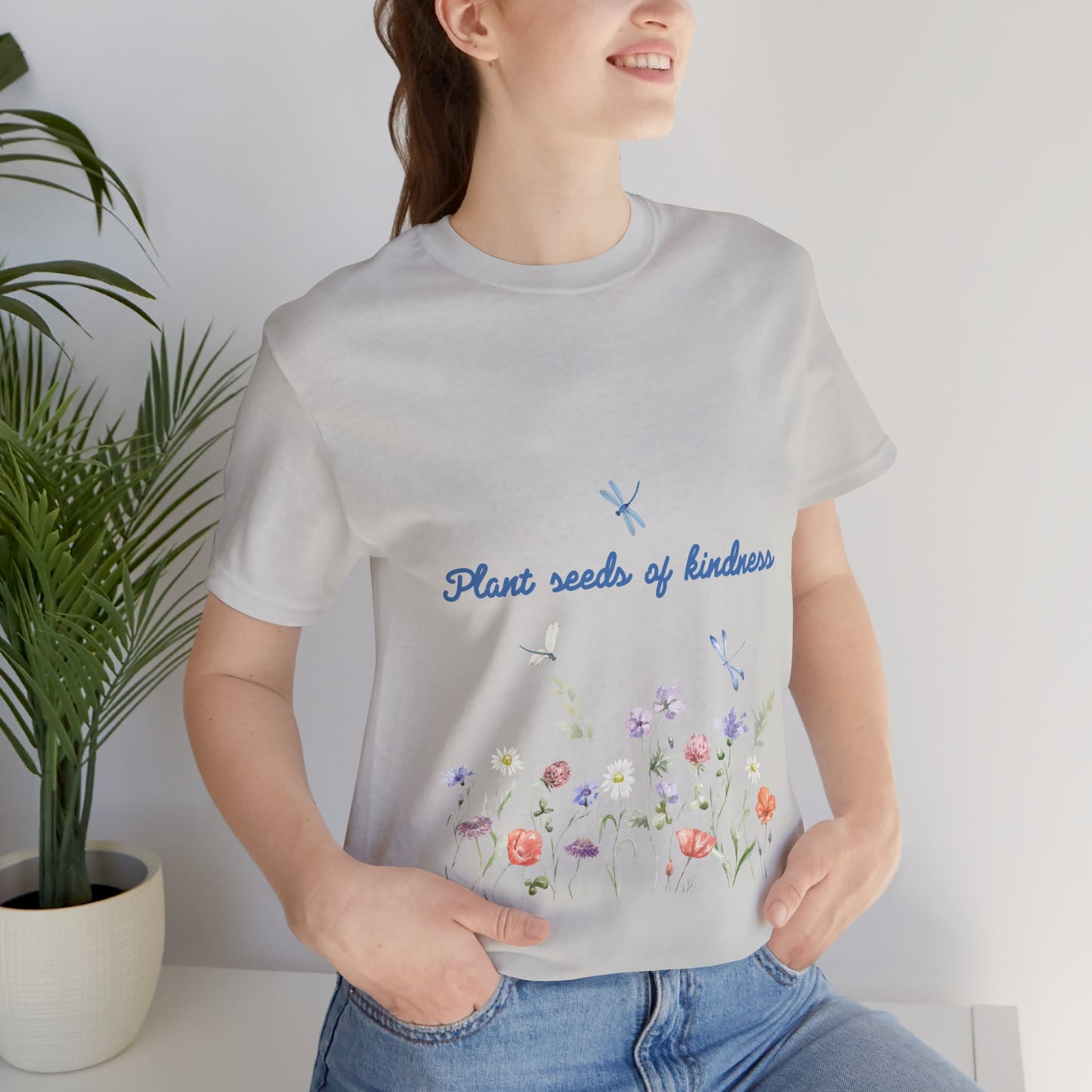 Unisex Jersey Short Sleeve Tee Plant Seeds of Kindness