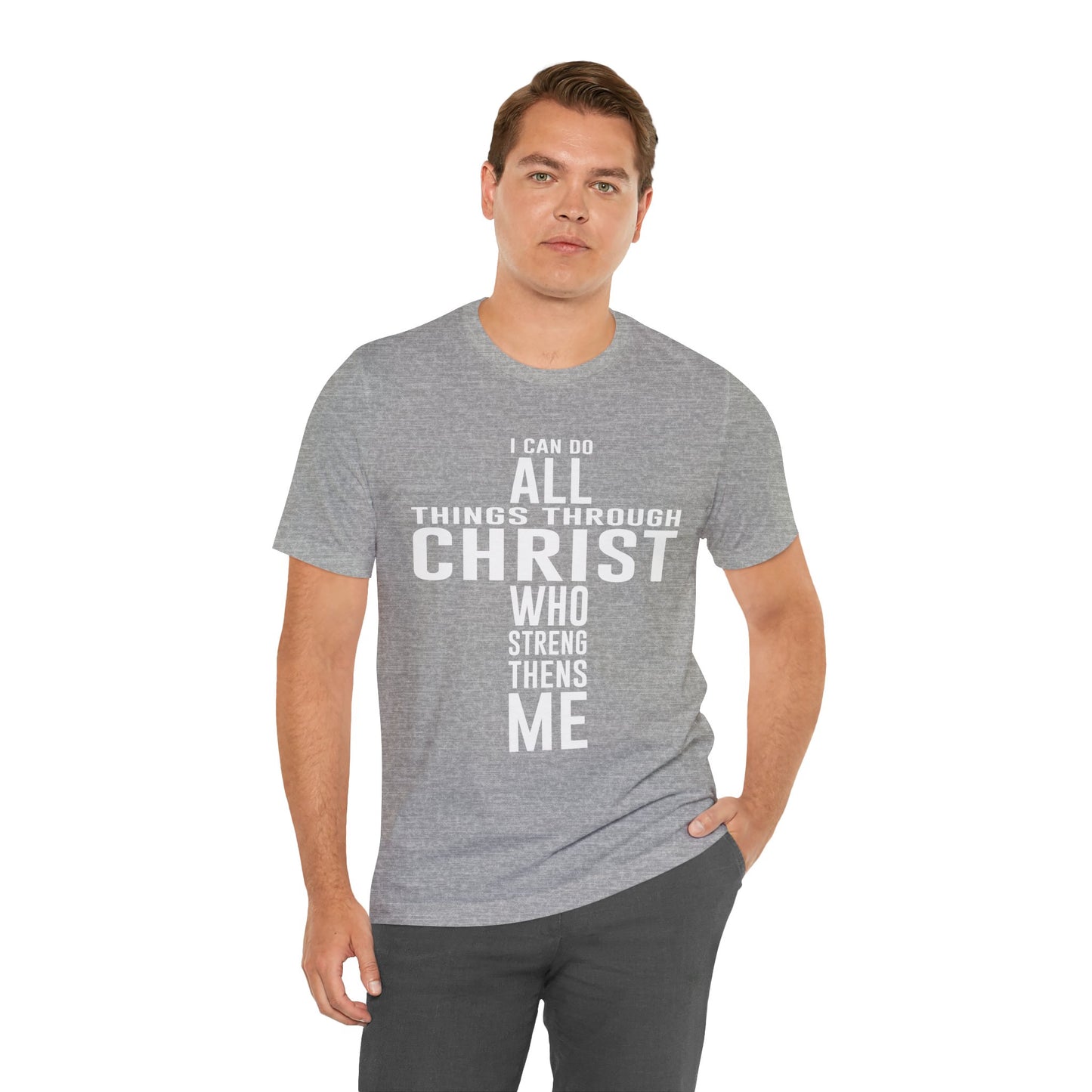 Christian Unisex Tee I can do all things through Christ