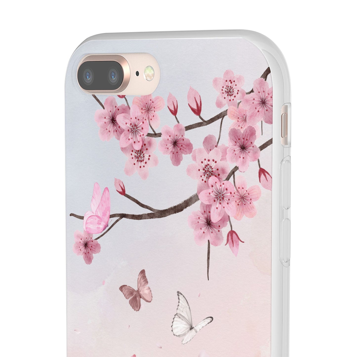 Pink Floral Flexi Case