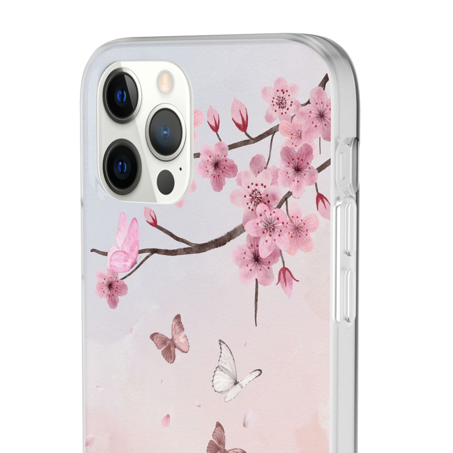 Pink Floral Flexi Case