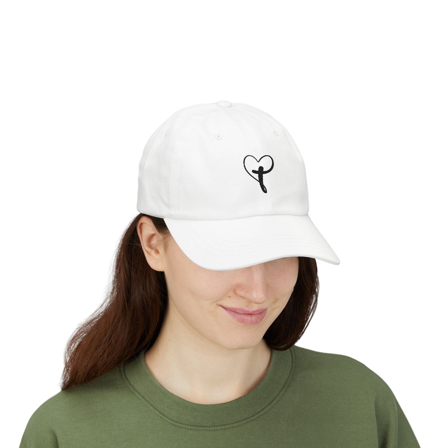 Classic  Cap with heart and cross