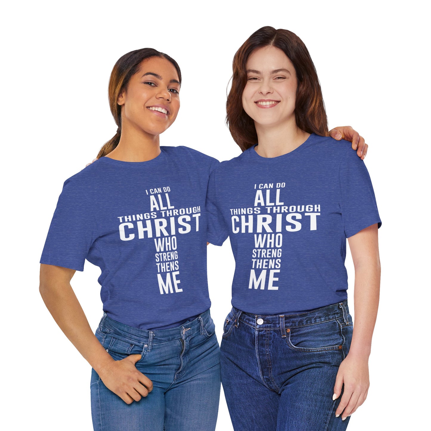 Christian Unisex Tee I can do all things through Christ