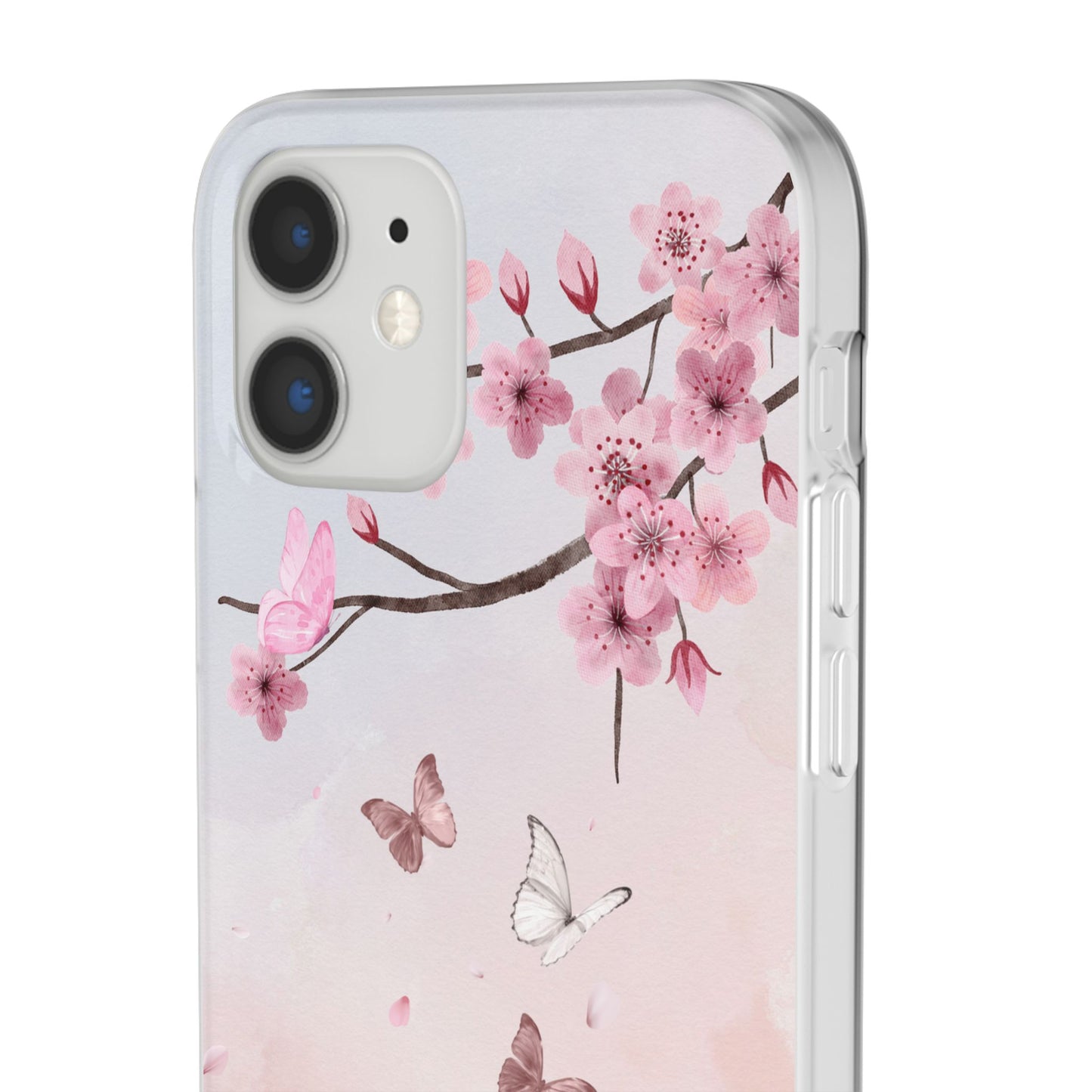 Pink Floral Flexi Case