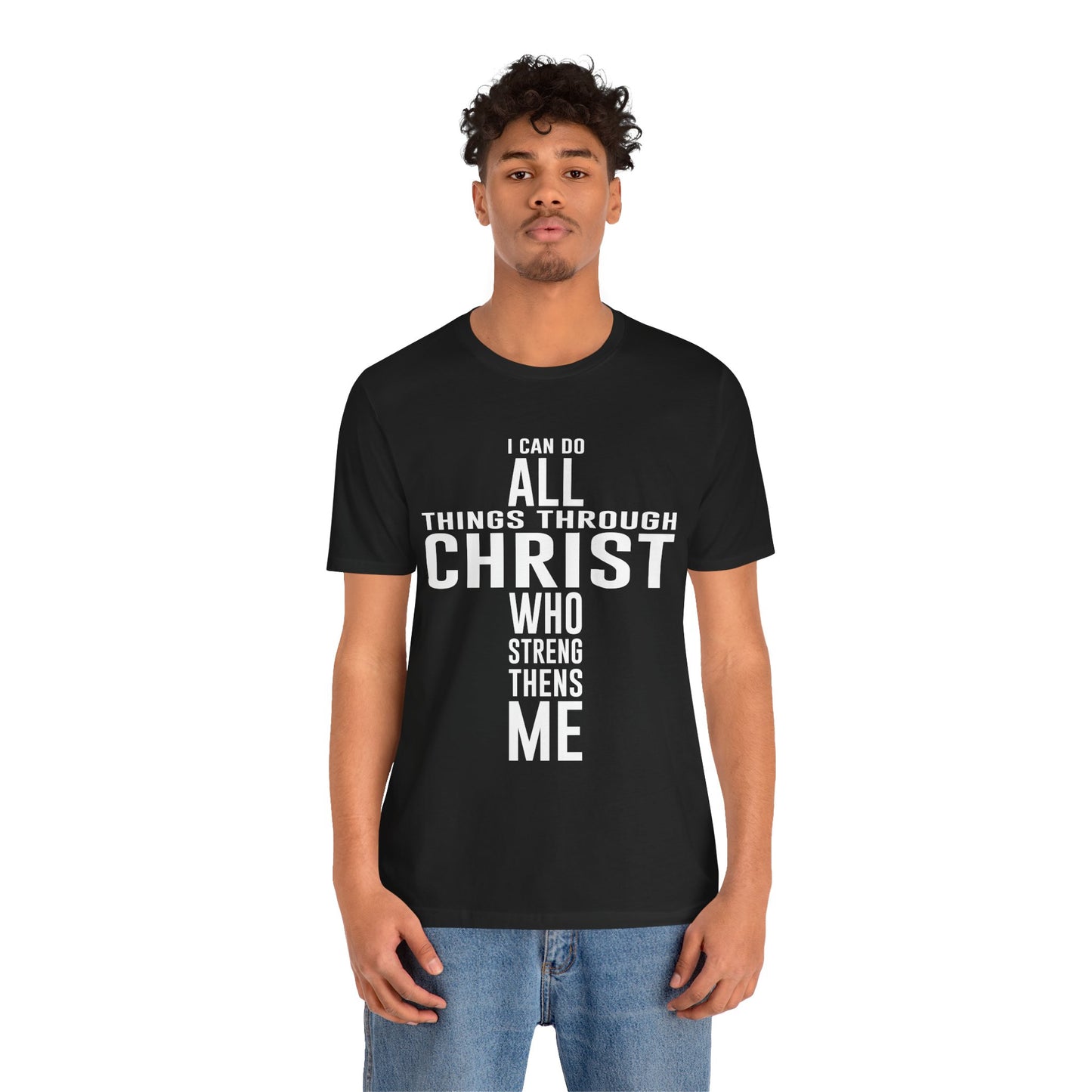 Christian Unisex Tee I can do all things through Christ