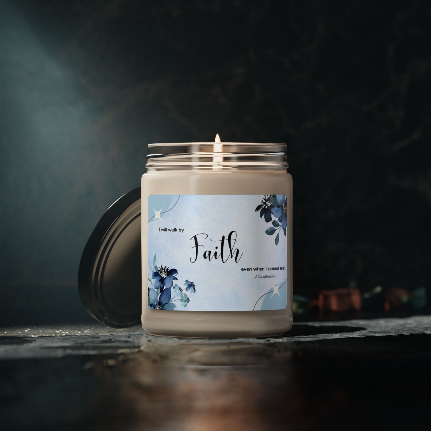 Faith Scented Soy Candle, 9oz