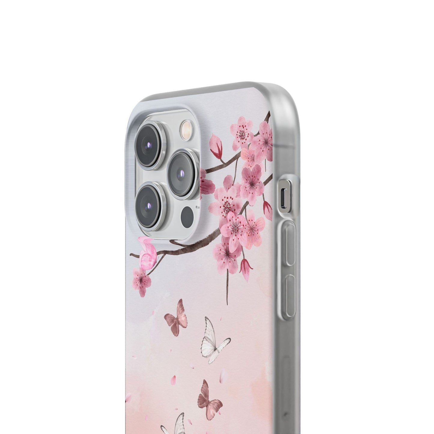 Pink Floral Flexi Case