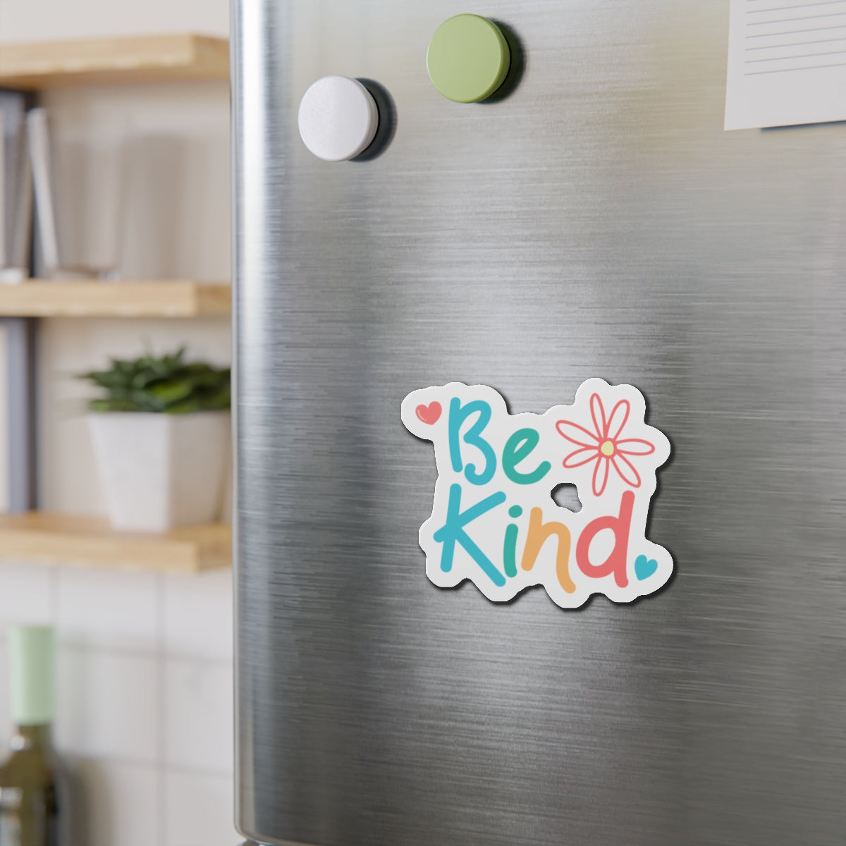 Be Kind Die-Cut Magnet - Inspirational Home Décor