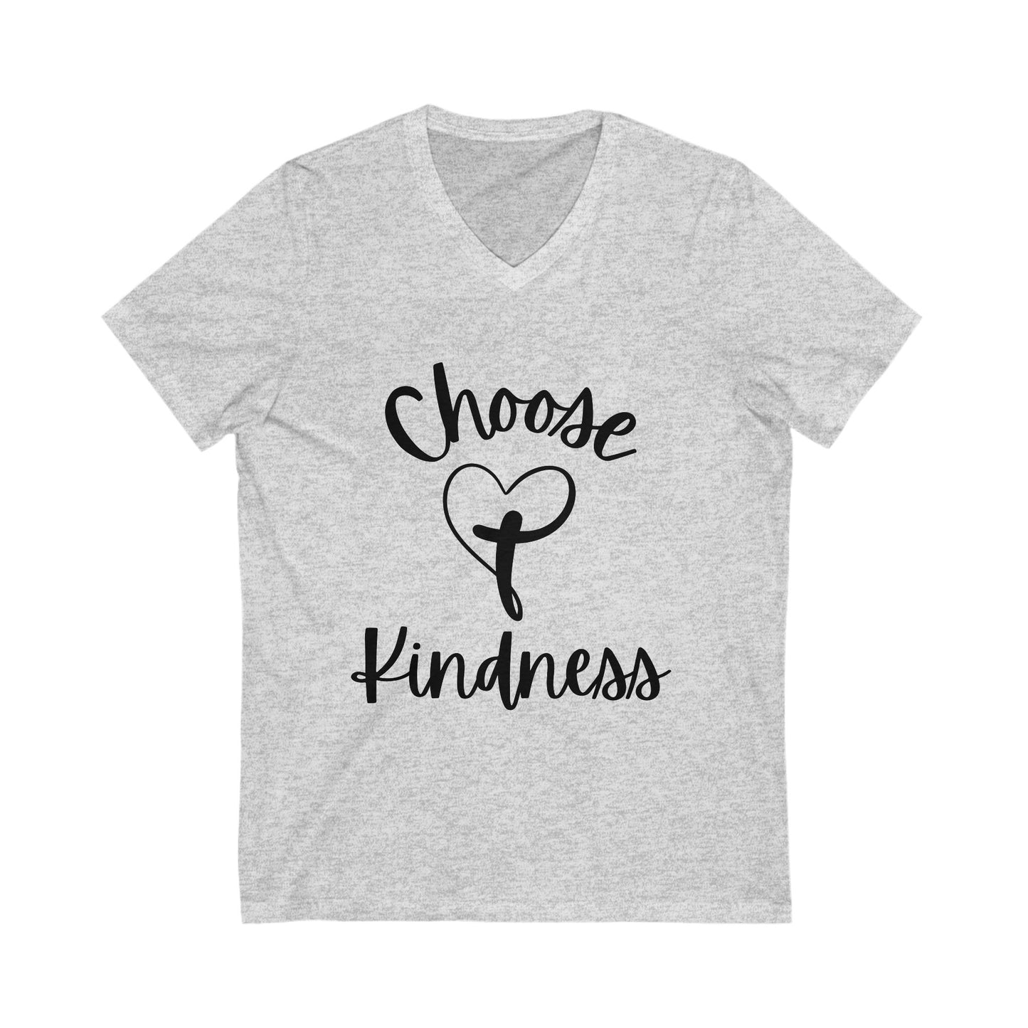 V-Neck Tee - Choose Kindness Promote Positivity