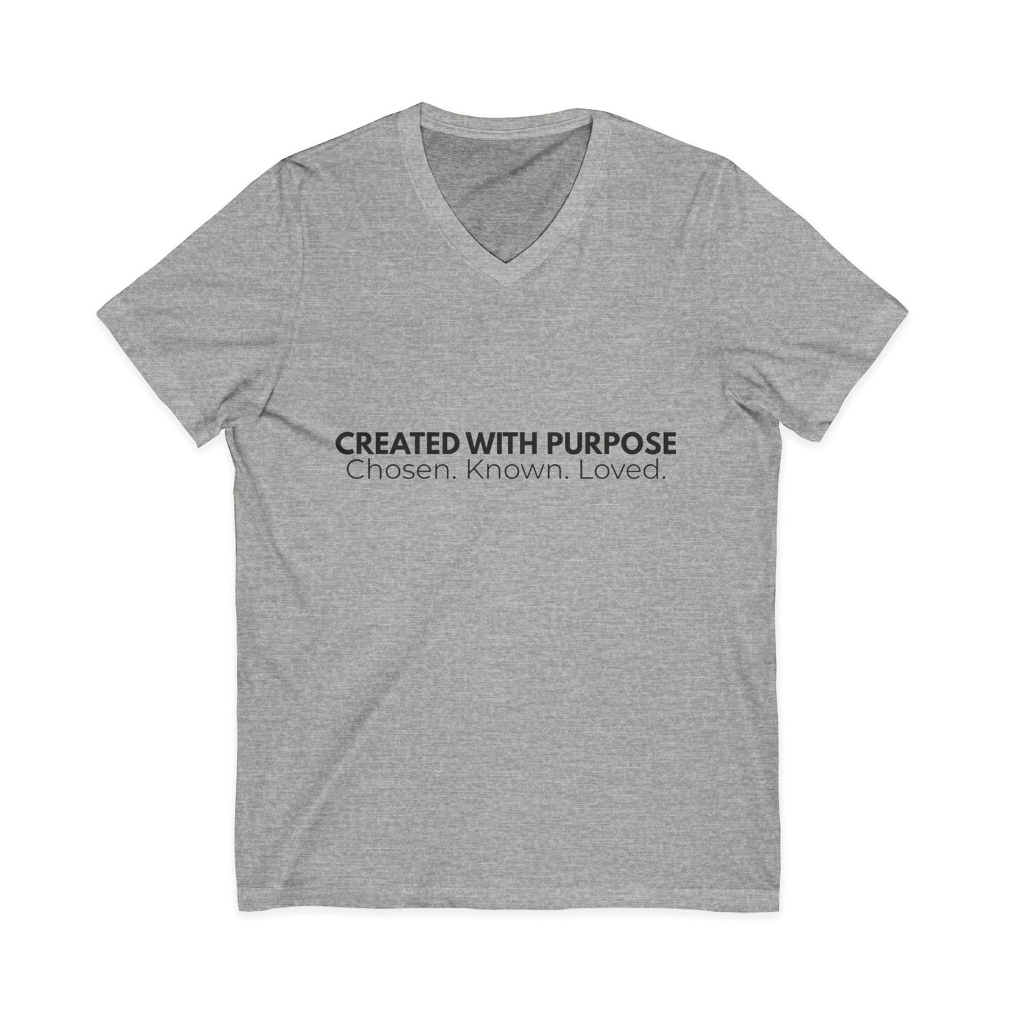 Created With Purpose Tee  Chosen. Known. Loved.