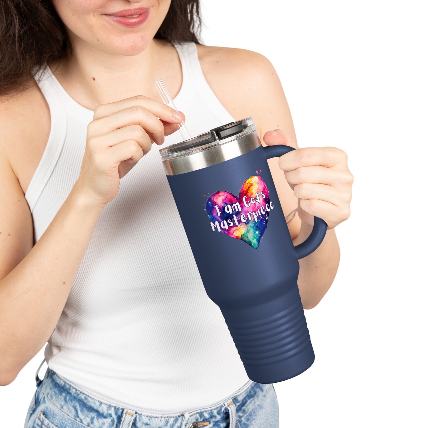 God's Masterpiece Insulated Travel Mug, 40oz