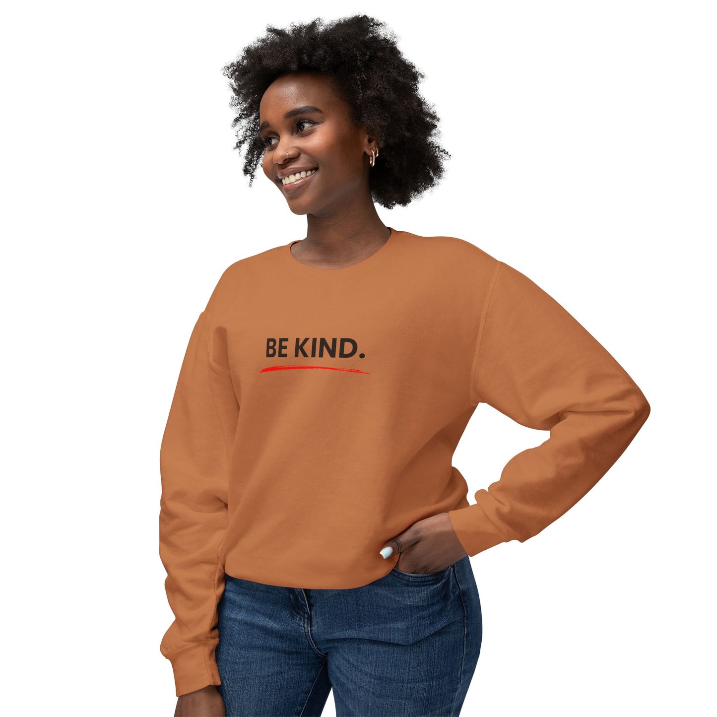 Kindness Unisex Lightweight Crewneck Sweatshirt
