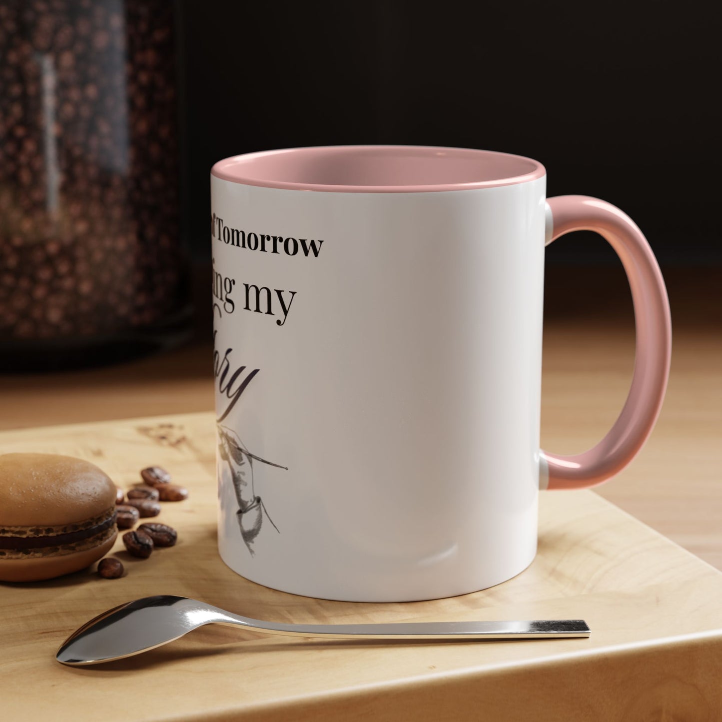 The Author of Tomorrow is Writing My Story Mug-Inspirational Faith Coffee Cup, Christian Gift