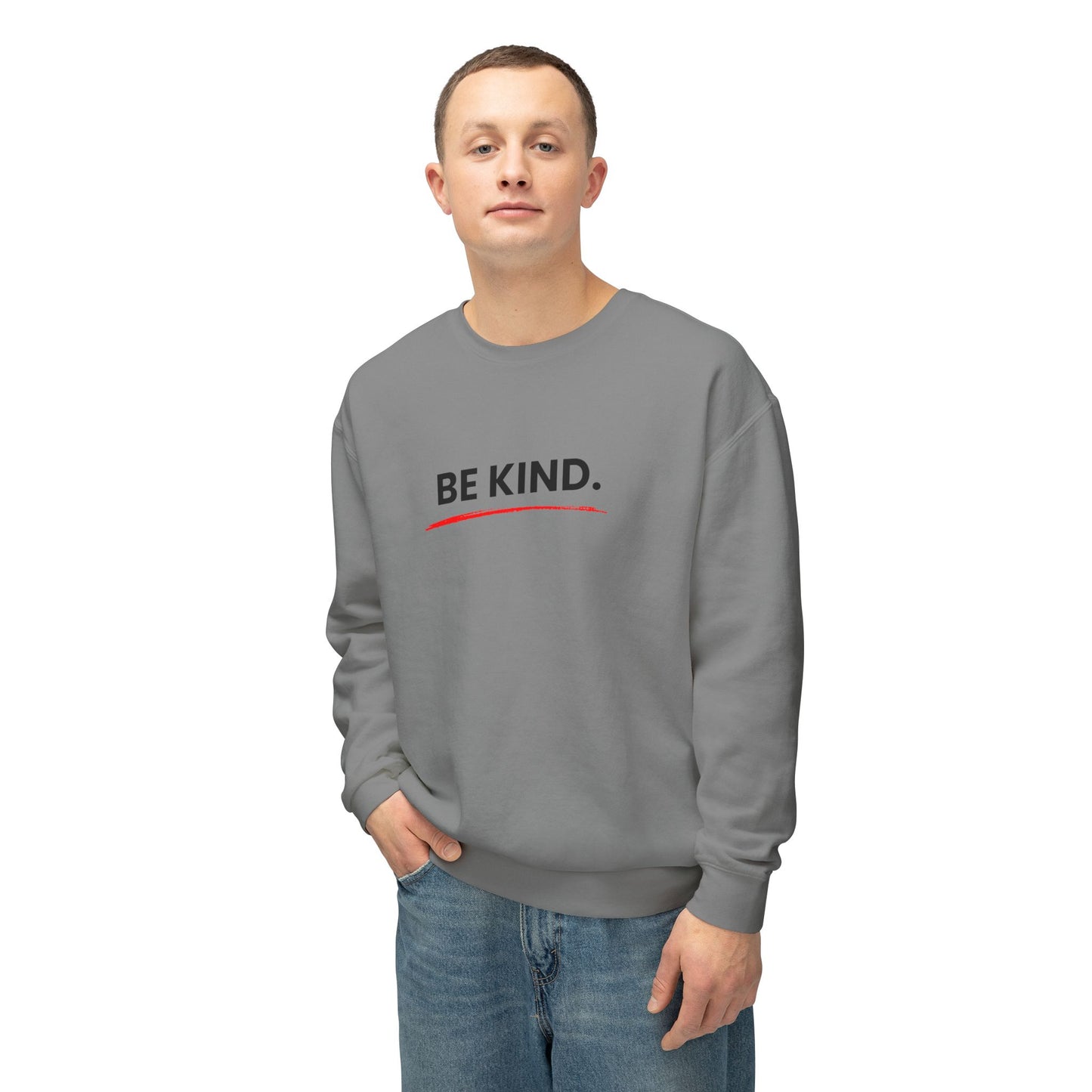 Kindness Unisex Lightweight Crewneck Sweatshirt