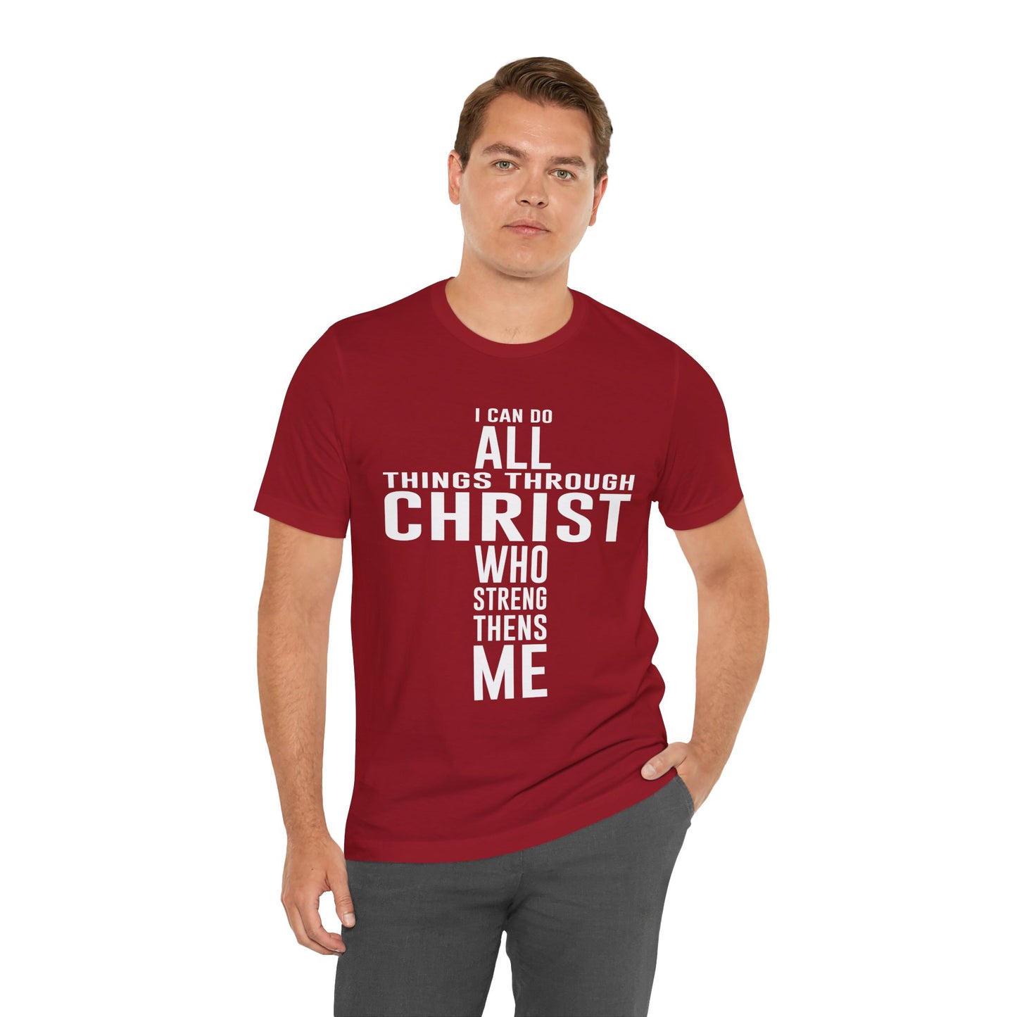 Christian Unisex Tee I can do all things through Christ