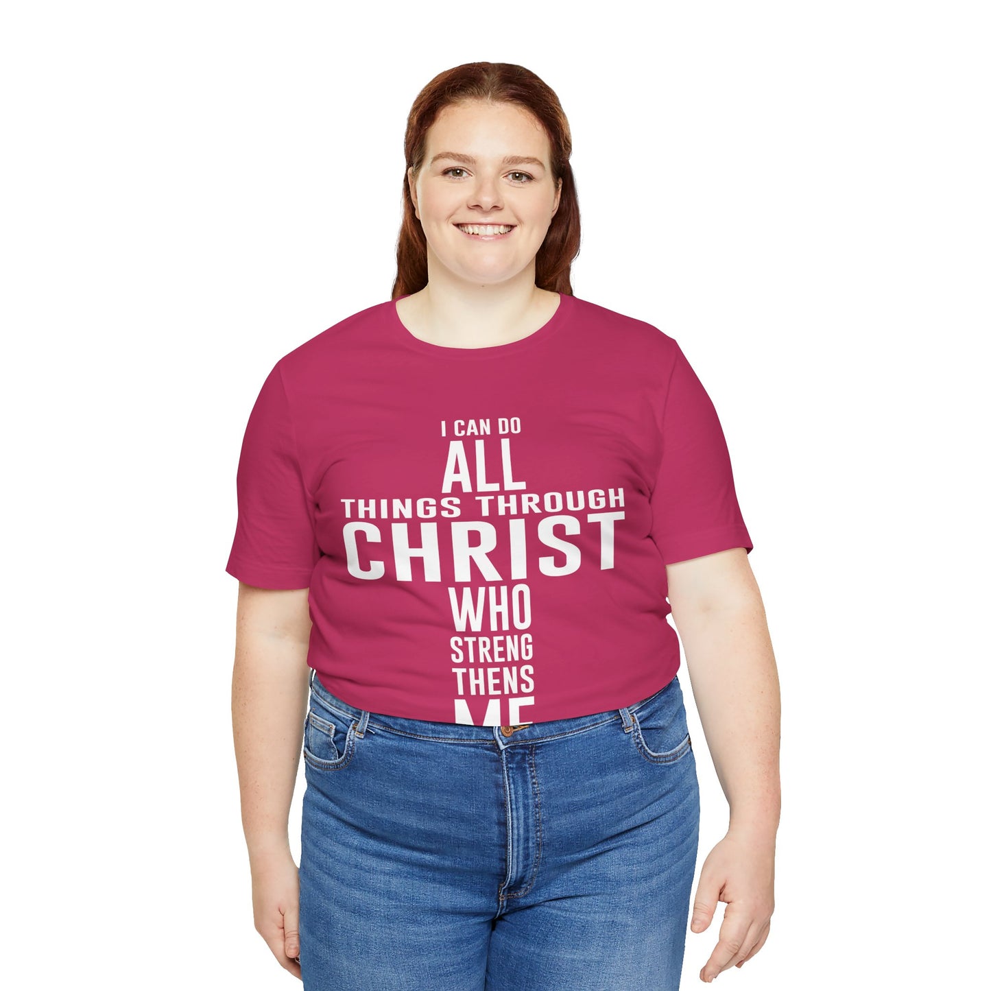 Christian Unisex Tee I can do all things through Christ