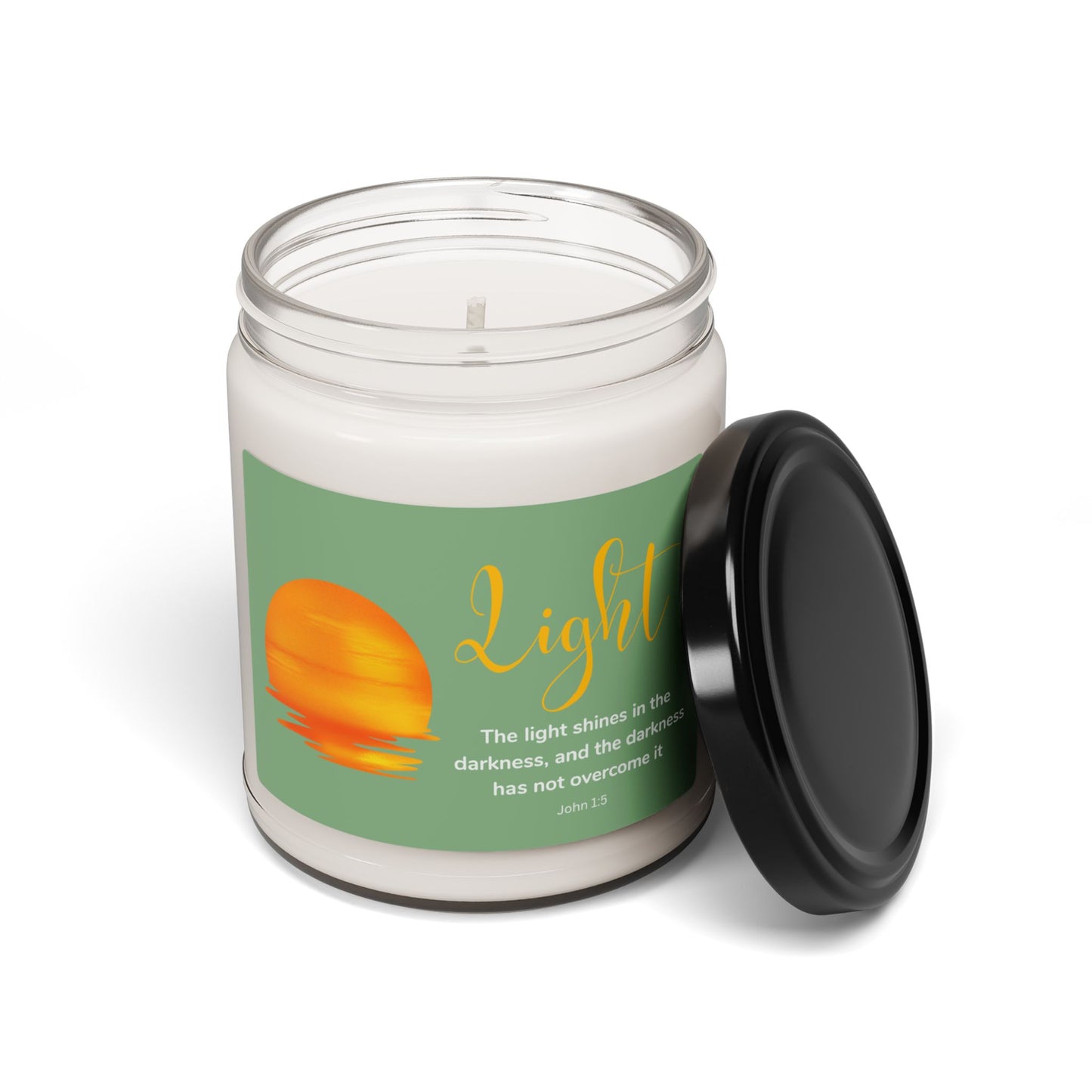 The Light Shines in the Darkness Scented Soy Candle, 9oz