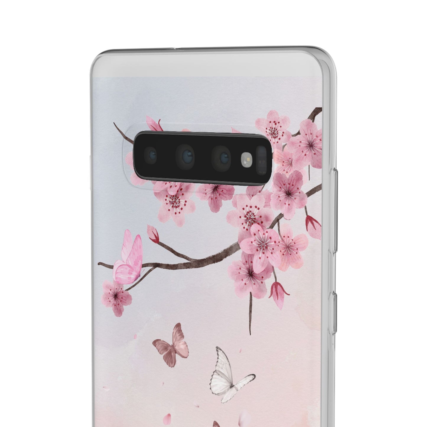 Pink Floral Flexi Case