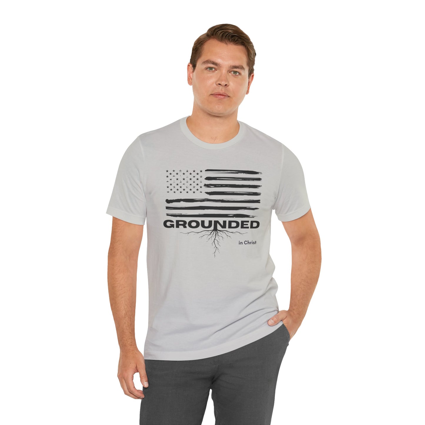 Christian Unisex Tee - Grounded in Christ T-Shirt