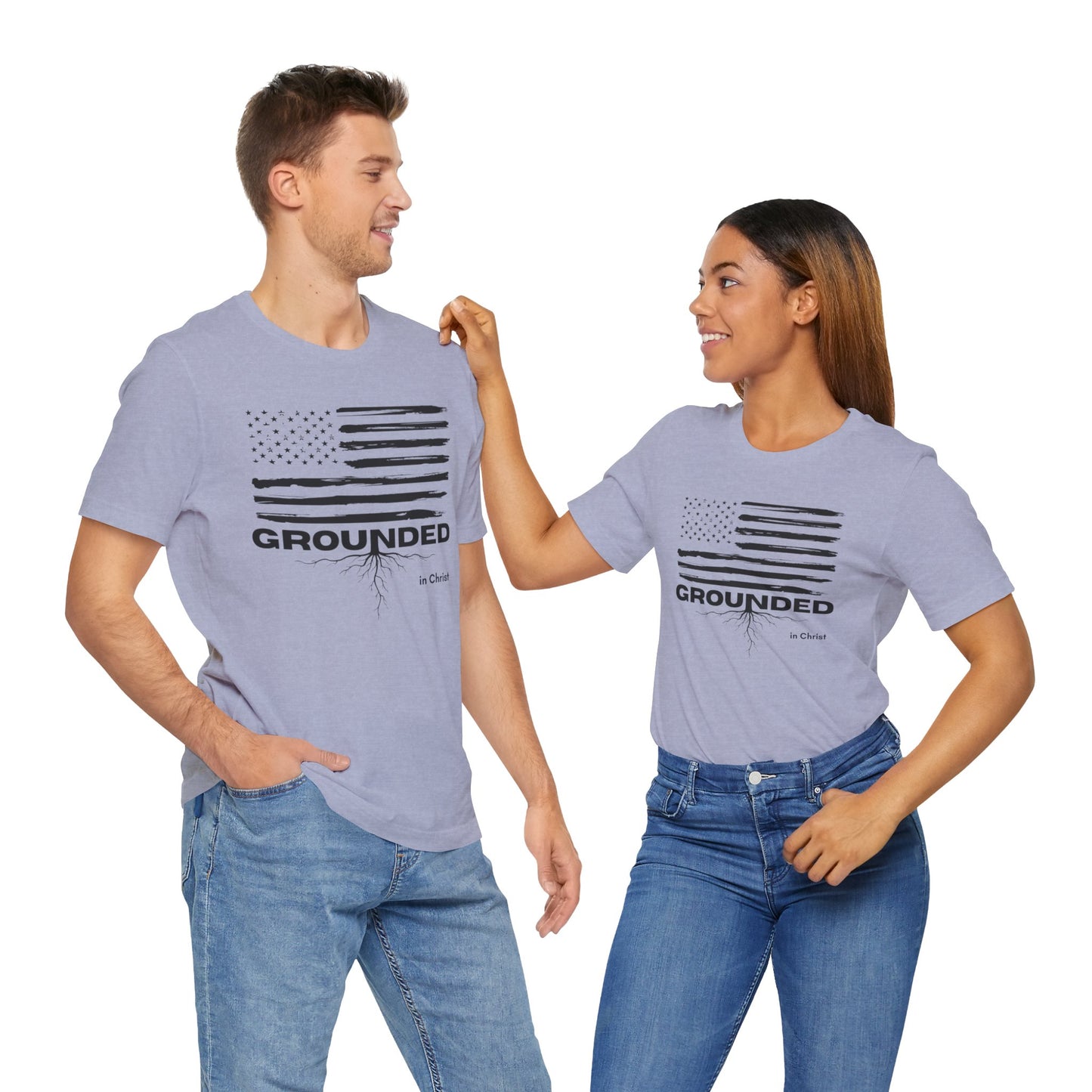 Christian Unisex Tee - Grounded in Christ T-Shirt