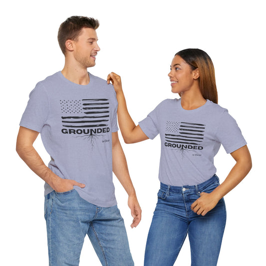 Christian Unisex Tee - Grounded in Christ T-Shirt
