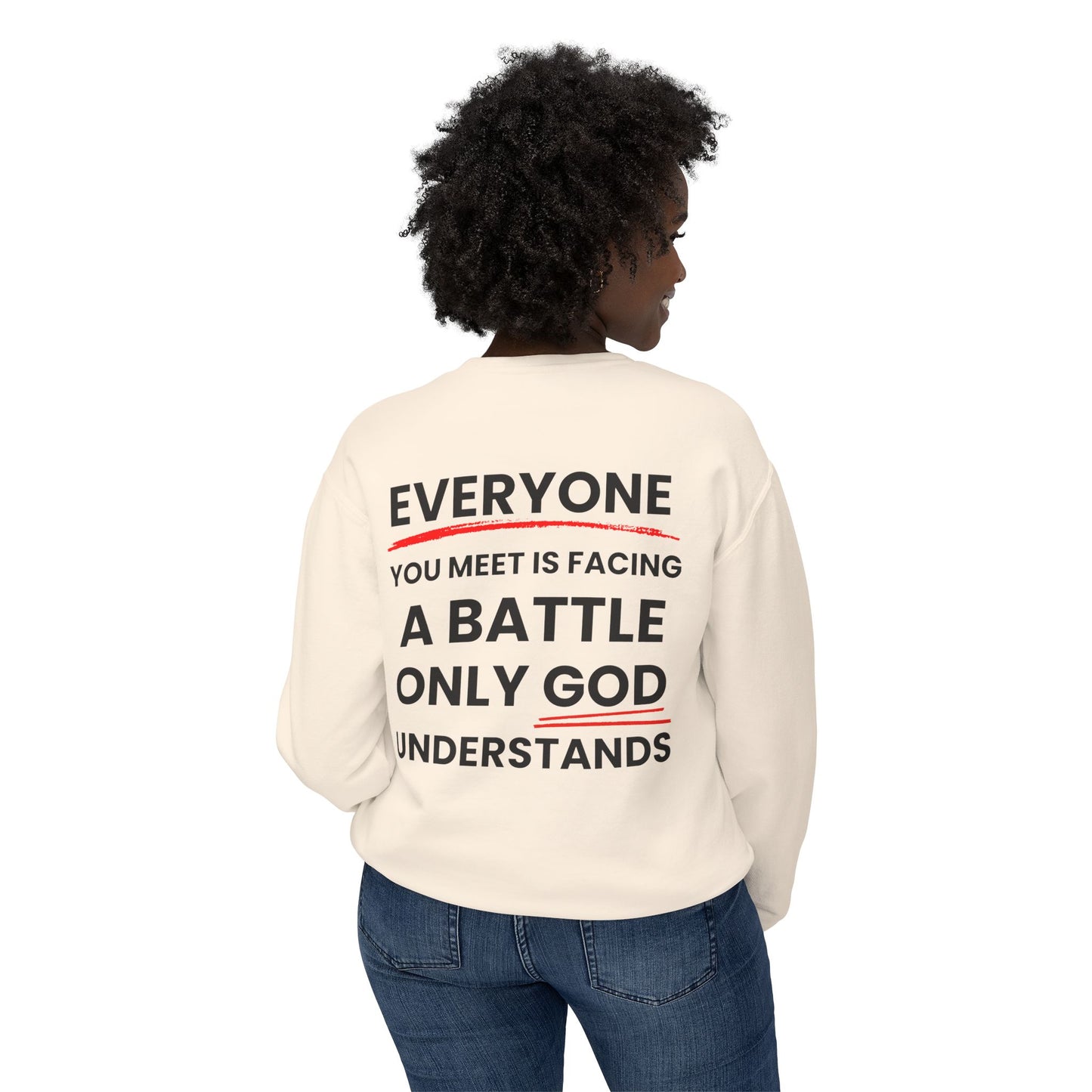 Kindness Unisex Lightweight Crewneck Sweatshirt