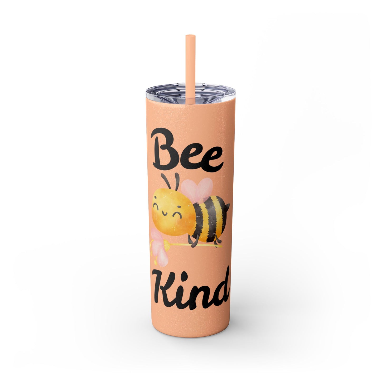 Be Kind Skinny Tumbler with Straw, 20oz