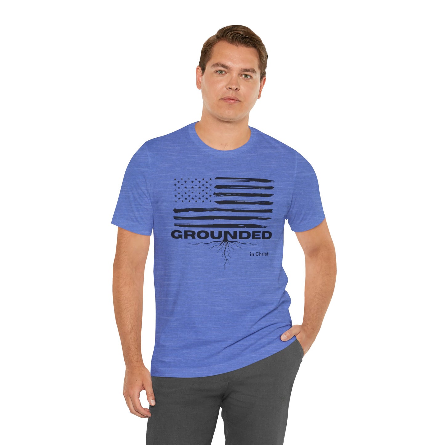 Christian Unisex Tee - Grounded in Christ T-Shirt