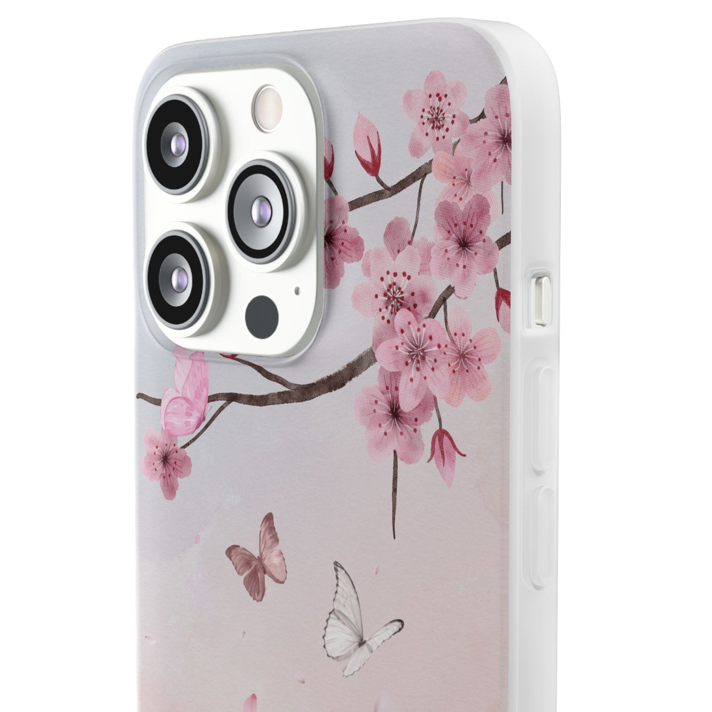 Pink Floral Flexi Case
