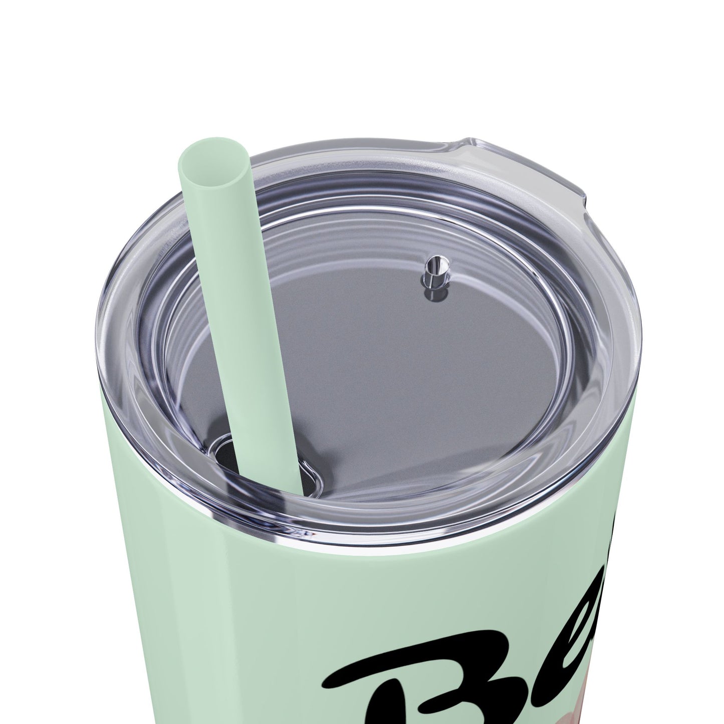 Be Kind Skinny Tumbler with Straw, 20oz