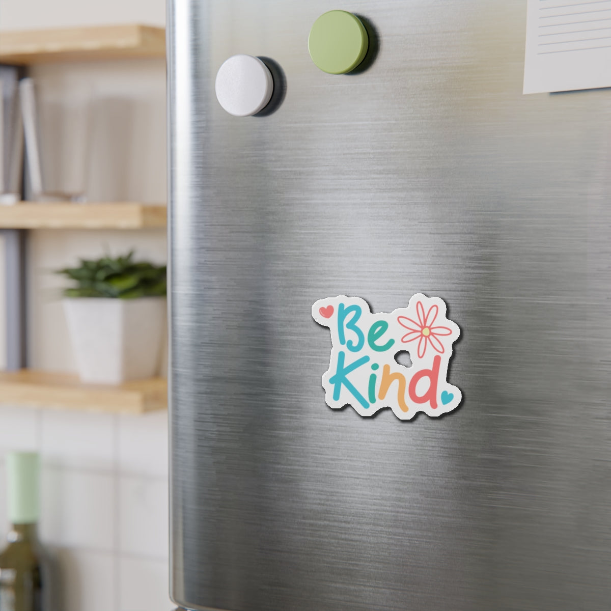 Be Kind Die-Cut Magnet - Inspirational Home Décor