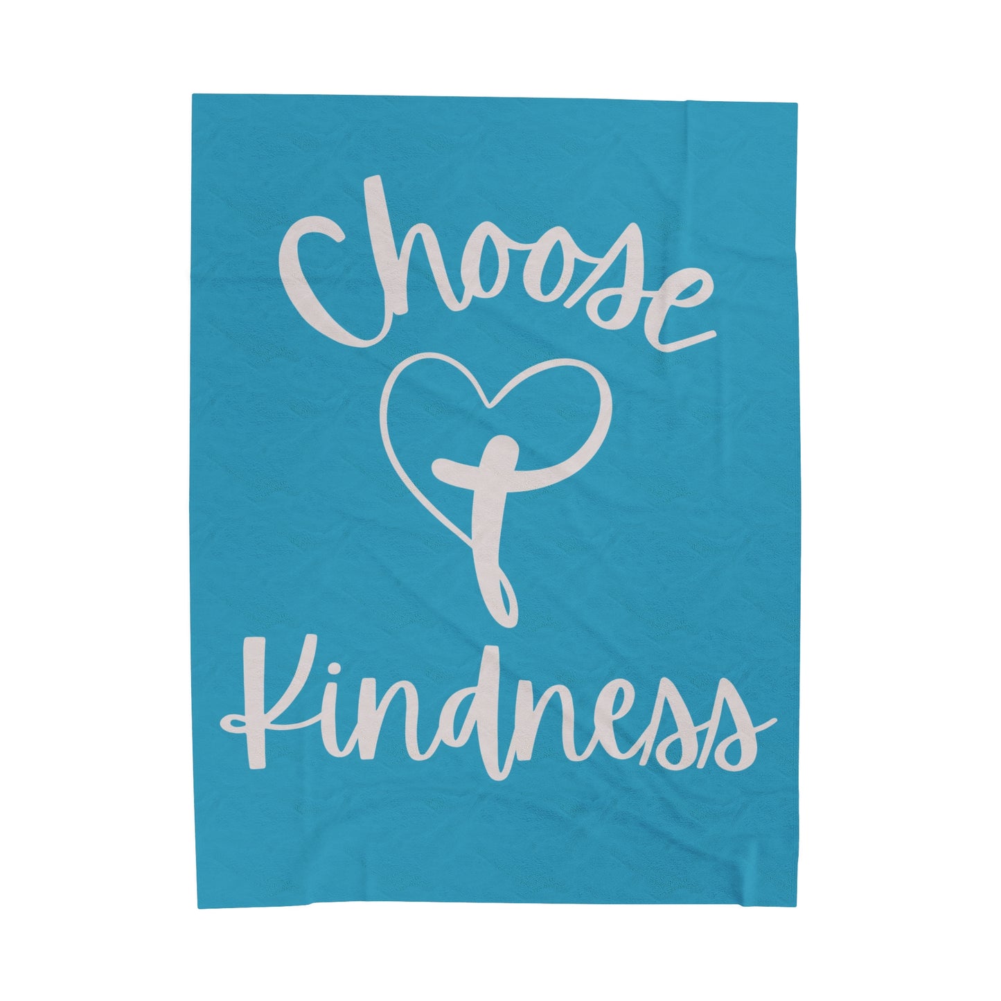 Velveteen Plush Blanket - Choose Kindness Snuggle Blanket