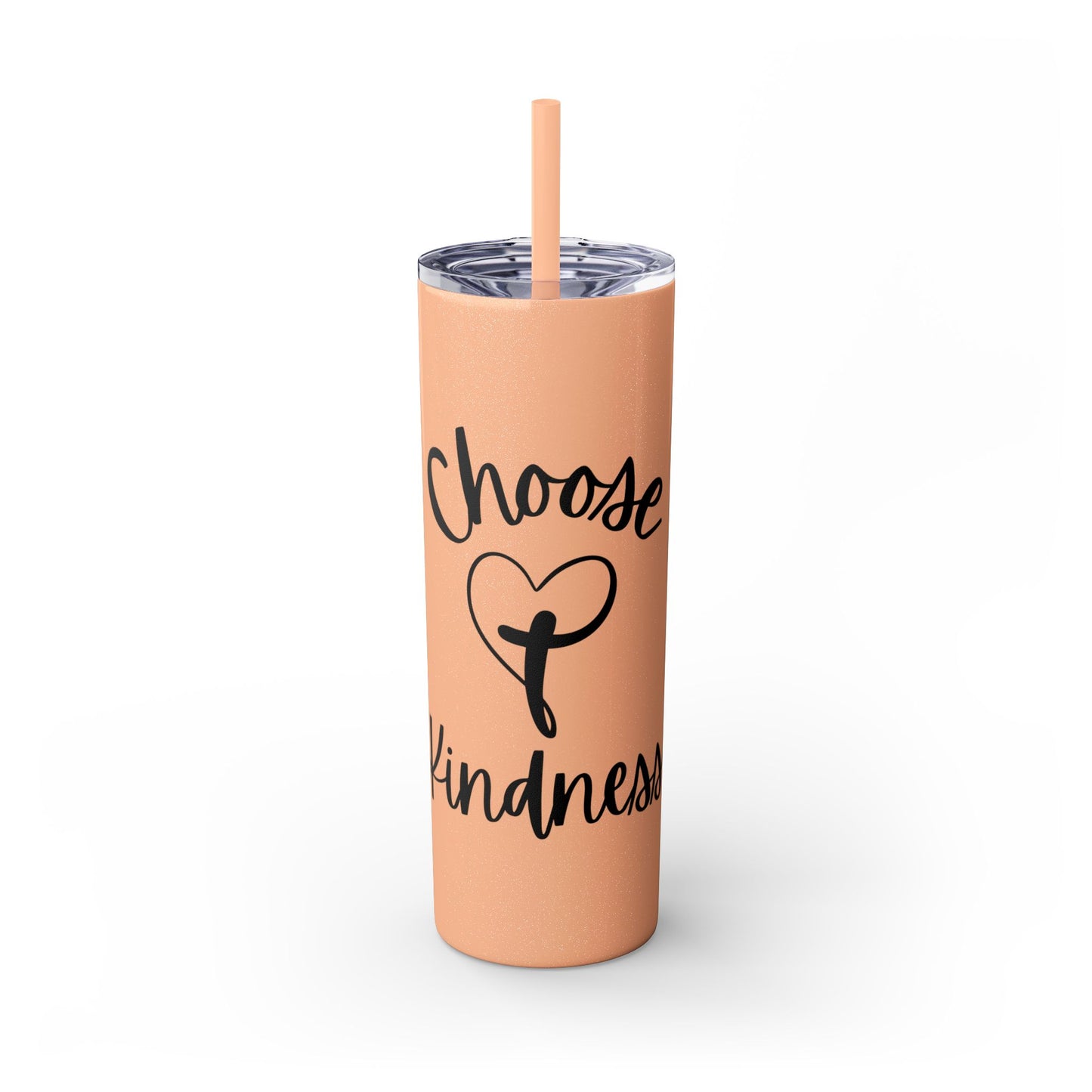Choose Kindness Skinny Tumbler with Straw, 20oz