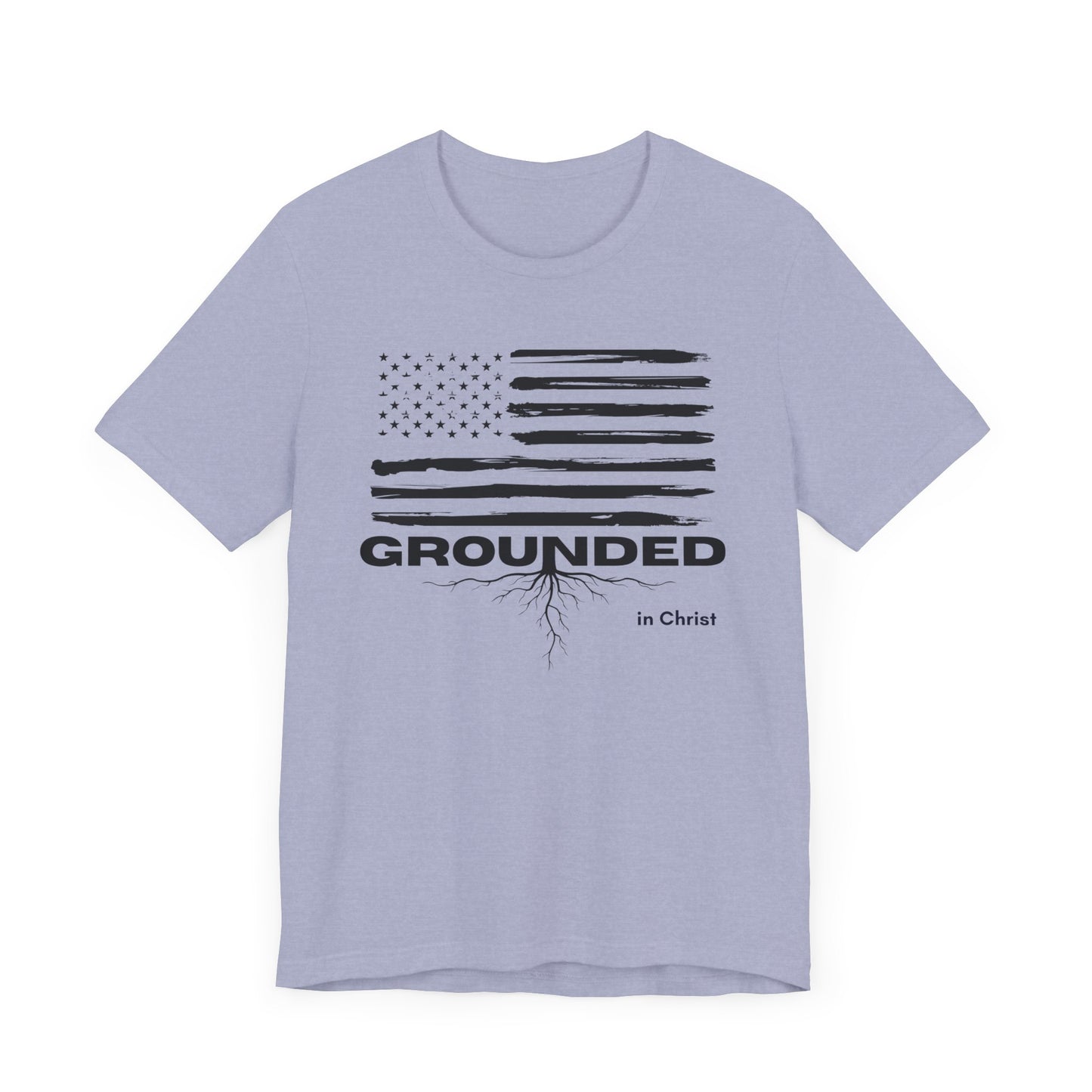 Christian Unisex Tee - Grounded in Christ T-Shirt