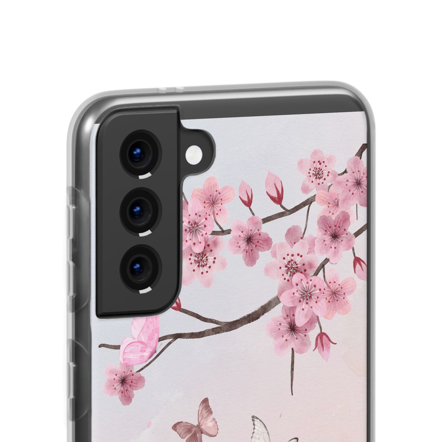 Pink Floral Flexi Case