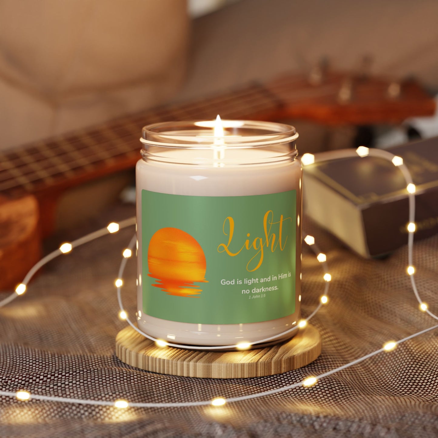 God is light Soy Candle