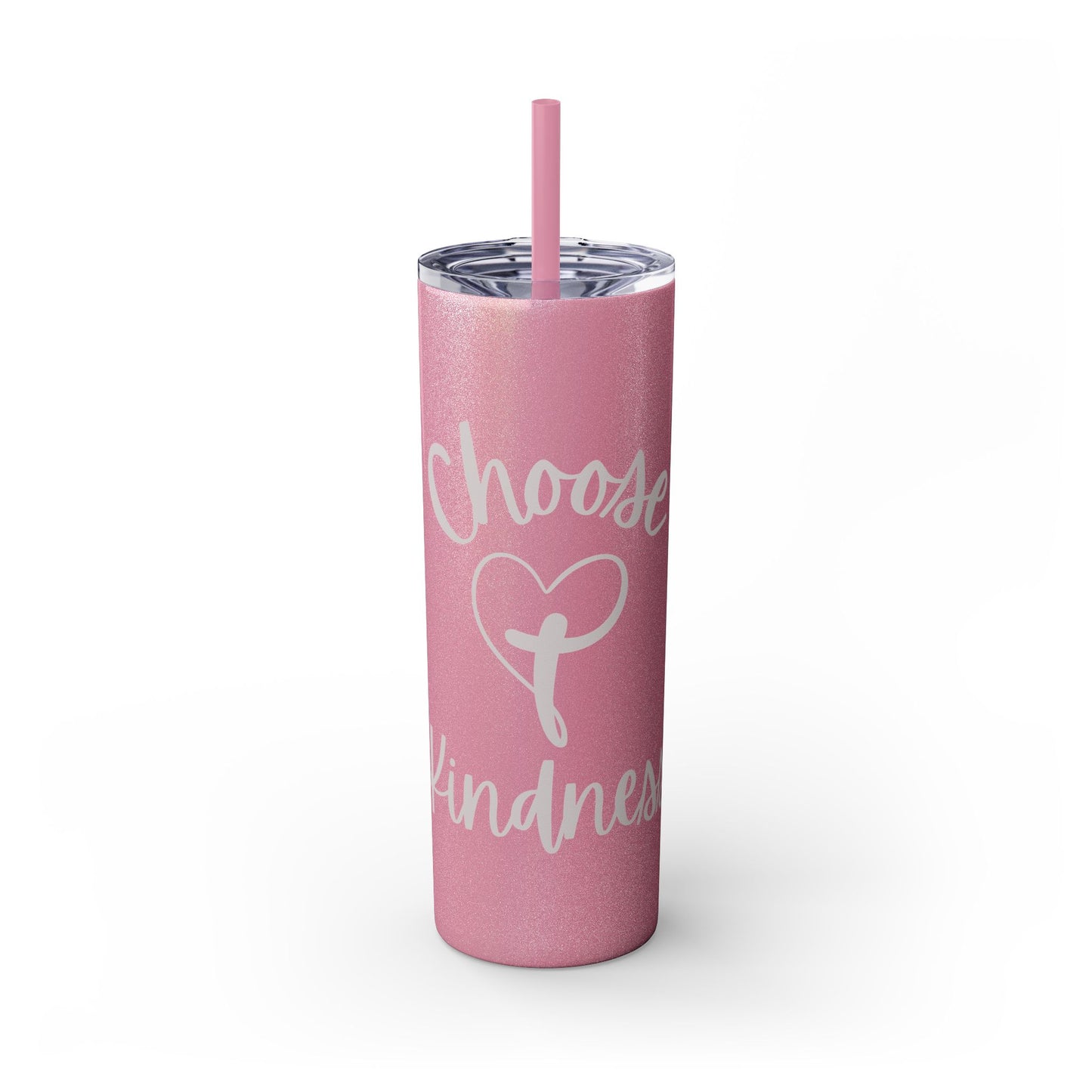 Choose Kindness Skinny Tumbler with Straw, 20oz