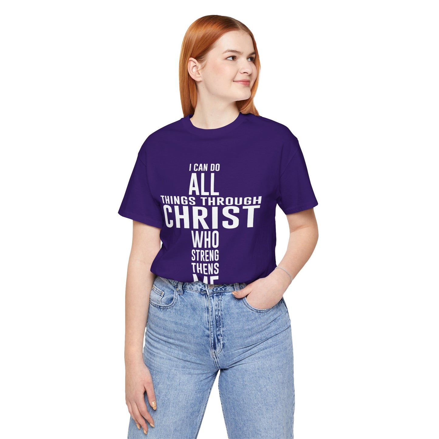 Christian Unisex Tee I can do all things through Christ