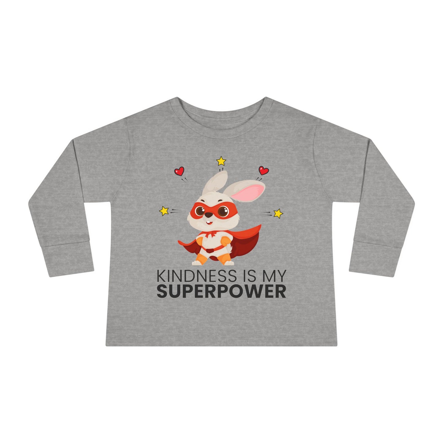 Toddler Tee - Promote Positivity, Kindness is My Superpower