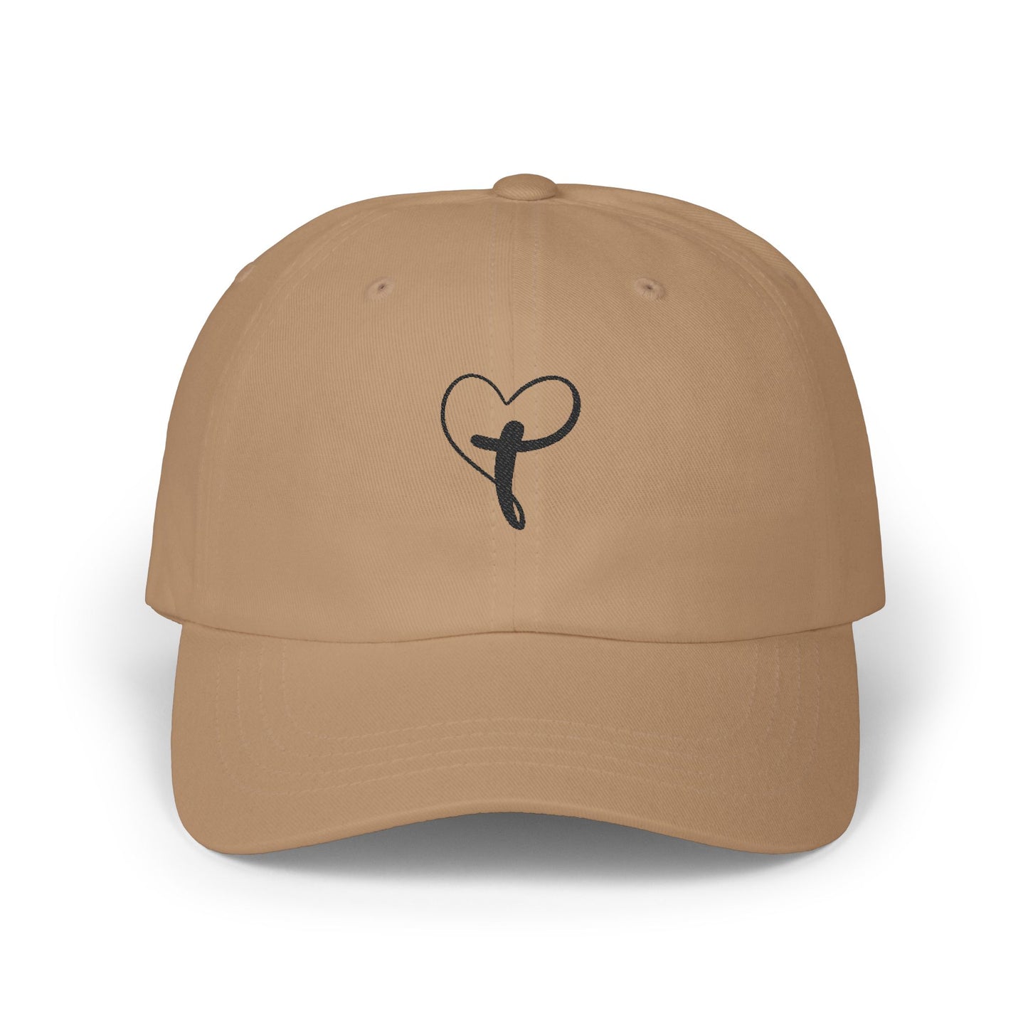 Classic  Cap with heart and cross