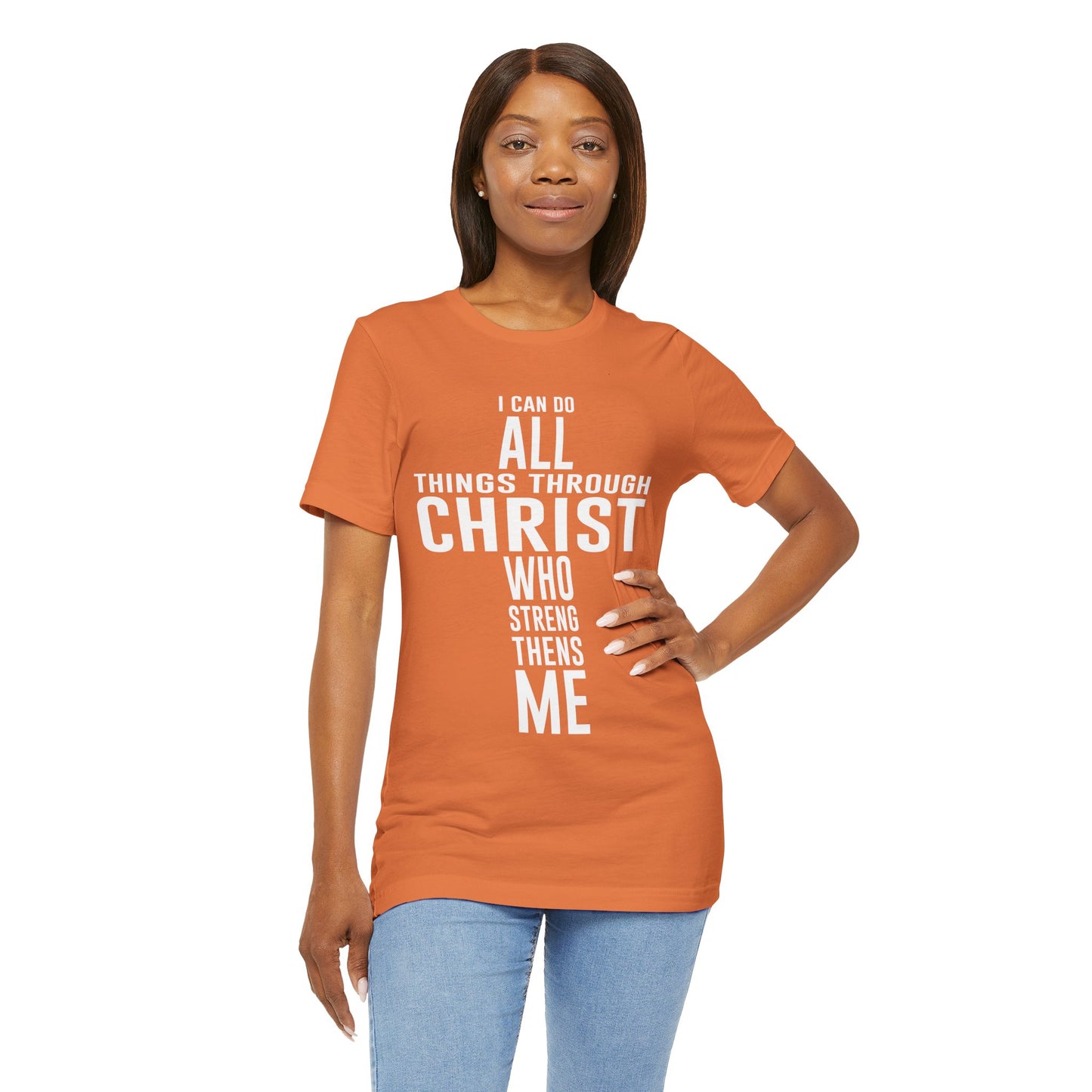 Christian Unisex Tee I can do all things through Christ