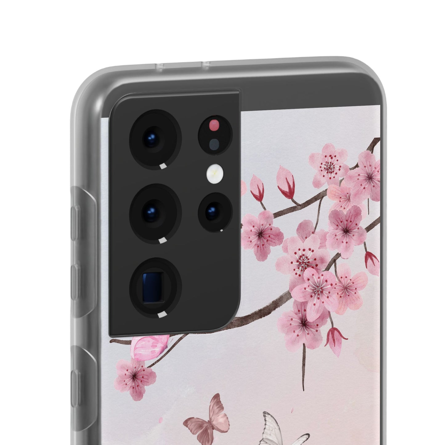 Pink Floral Flexi Case