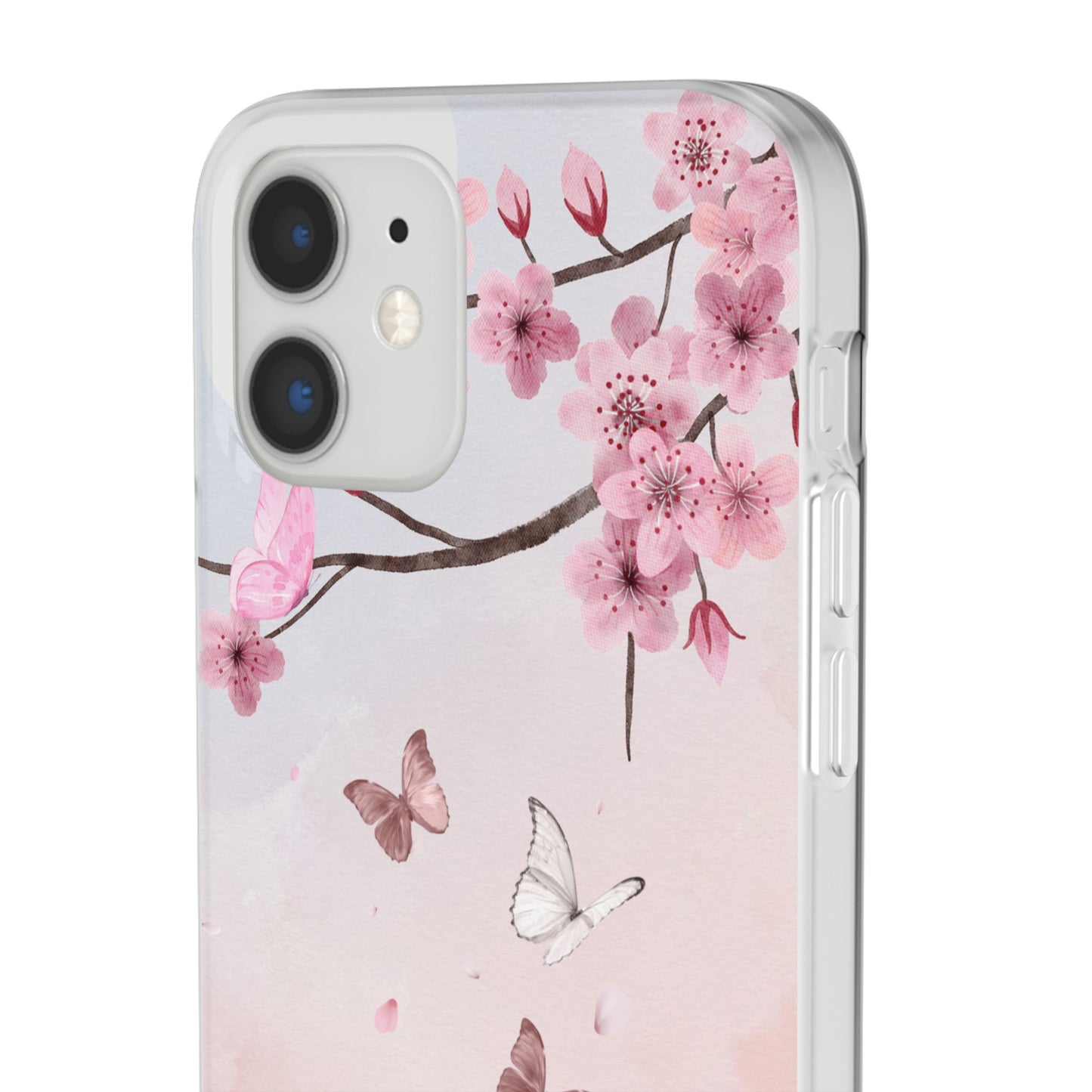 Pink Floral Flexi Case